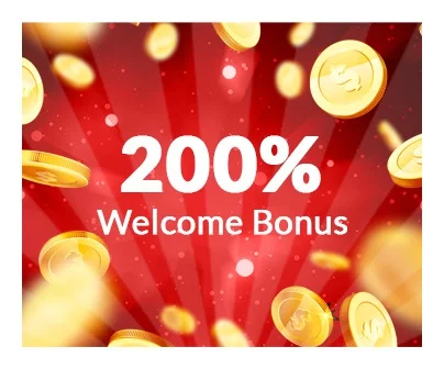 200% welcome bonus